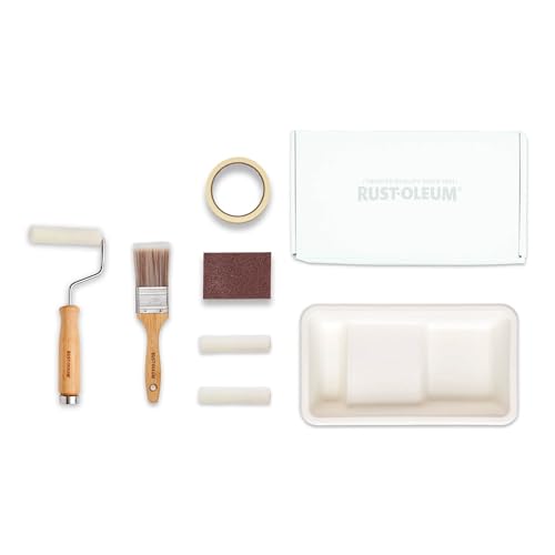 Rust-Oleum Ready to Roll - Eco Paint Kit (Small) - Kitchen Tile Gloss Elegant Whites