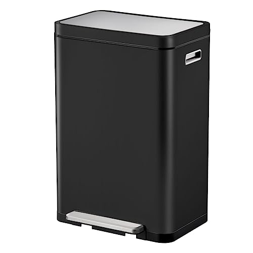 Poubelle à pédale EKO X-Cube 20 + 20 l résout le problème du tri sélectif en cuisine