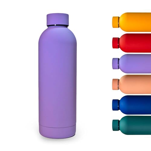 Botella Agua Acero Inoxidable 500ml - Botella Agua - Termo - Botella Termica - Botella Agua Gimnasio - Botella de Agua - Botellas de Agua Acero Inoxidable - Botella - Botellas de Agua - Termos
