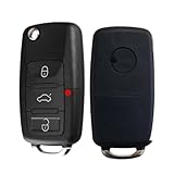Capa Chave Canivete Oca substitutiva Para Polo Fox Gol Jetta Voyage G5 Carcaça 3 Botões Similar Original