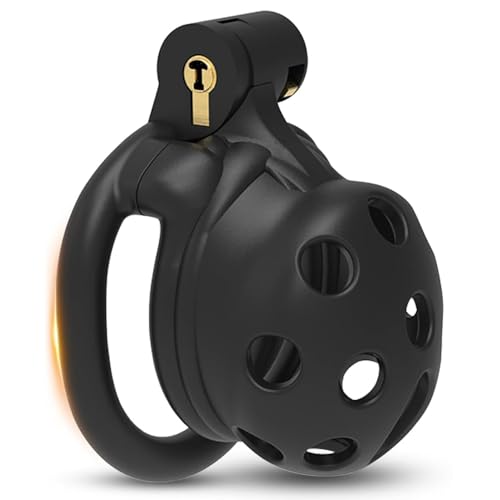 BDSMYEE Peniskäfig mit Einsteckschloss,Chastity Cage Male,Keuschheitskäfig Herren extrem Sexspielzeug für Paare extrem sex Keuschheitsgürtel für Herren Cock Cage Penis Cage (Kurze)