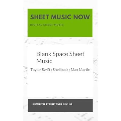 Blank Space Sheet Music