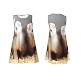 Zoom IMG-2 byppjgh ferrets abito estivo da