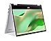 Produktbild acer Chromebook Spin 314 (CP314-1HN-C02L) Laptop, 14" FHD Touch-Display, Intel Celeron N4500, 4 GB RAM, 64 GB eMMC, Intel UHD Graphics, Google ChromeOS, QWERTZ-Keyboard, Silber