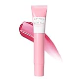 Glow Recipe Glass Balm Lip Treatment - 12Hr Hydrating Lip Balm & Moisturizer with Hyaluronic Acid to Smooth, Plump & Protect from Dryness - Sheer Soft Pink Tint, Watermelon Bingsoo (15 ml)