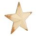 Juvale 12 Pack Unfinished 3D Wood Stars for Crafts, Wooden Cutouts for 4th of July Decorations, Christmas Ornaments (4.5 x 1 in)