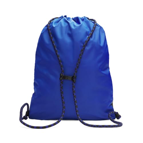 Image of Under Armour Unisex Hustle Sackpack, (400) Royal /Black /Metallic Silver, One Size Fits Most