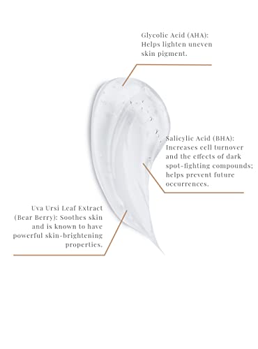 Celesty Beauty Brightening Gel Cleanser Glycolic Acid (Aha), Salicylic Acid (Bha) - Uva Ursi Leaf Extract, Pro Vitamin B5 Face Wash - Skin Face Sensitive Facial Cleansing Gel - Uneven Skin #TOP5