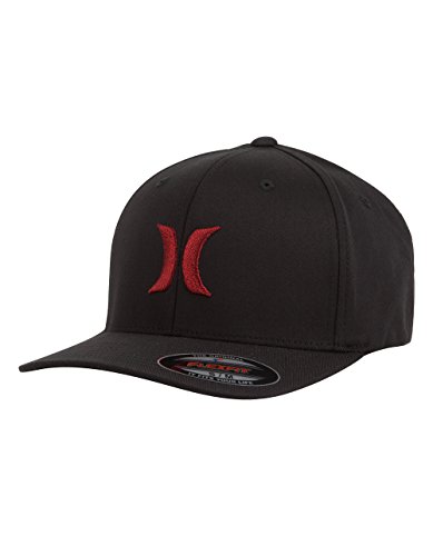 Hurley Mens One & Only Flexfit® Hat Light Gym Red LG/XL