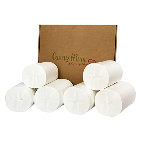 CannyMum Bamboo Nappy Liners & Dry Wipes, 1200 Sheets, Chemical Free, Biodegradable, Compostable, Plastic Free Cover