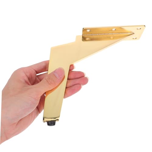 Rehausseurs de canapé dorés Operitacx : pieds de table basse en métal - 5