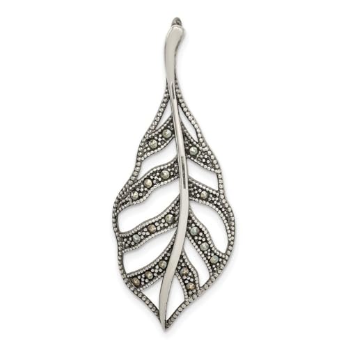 Feuite de marcassite argent sterling 925 : le cadeau idéal pour femme