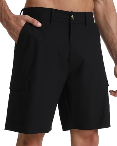 Image of Men's Lightweight Hiking Work Cargo Shorts 9 inch-5 Pockets