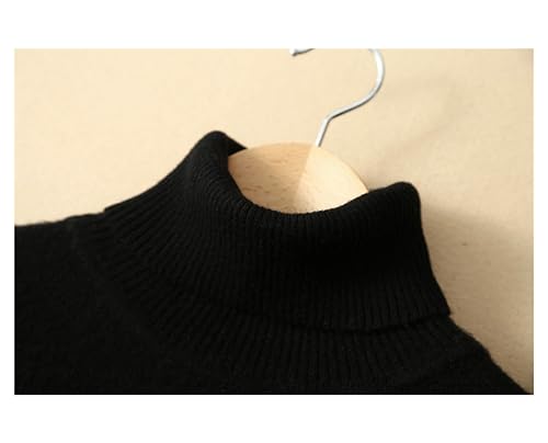 Pull en cachemire homme à col roulé haut de gamme élégant - 4