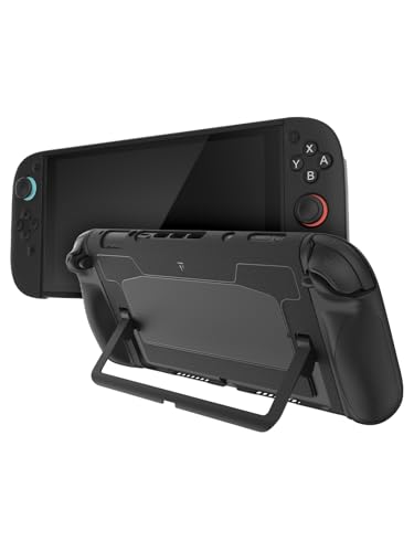 Coque Nintendo Switch 2 antichoc compatible support béquille d'origine
