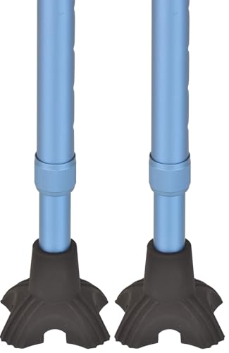 Hugo QuadPod Offset Cane with Ultra Stable Cane Tip, Ebony HSA/FSA ...