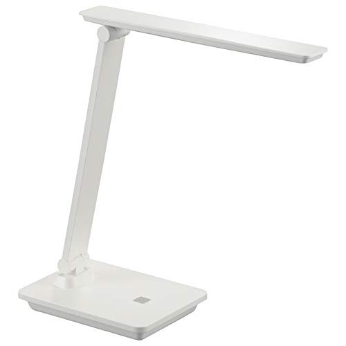 オーム電機 LEDデスクランプ ホワイト DS-LS24DSM-W 06-3701 OHM