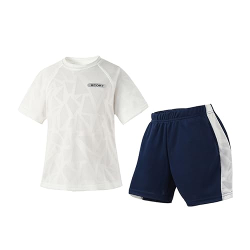 Ensemble deux pièces t-shirt et short décontracté pour résoudre le problème de chaleur des enfants