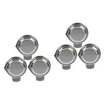 6 pcs Stainless Steel Weighing Dish for Kitchen Bakery and Jewelry Scale Pan for Accurate Measurement of Powders and Liquids