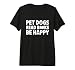 Pet Dog Love Jesus Be Happy Christian Cat Lover Premium Tri-Blend T-Shirt