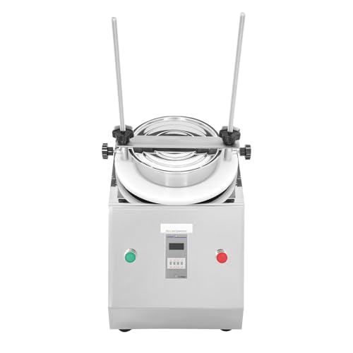 125W Electric Vibrating Sieve Shaker Lab Sifter Vibrating Sieve Machine Stainless Steel Vibrating Screen Sieve Shaker Machine for Food Medicine, Chemical Industry, Abrasives, Pigments