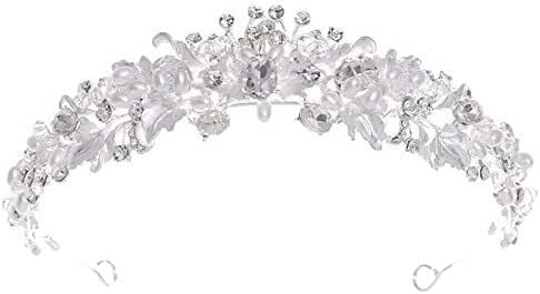 Elegant Crystal Tiara for Women, Rhinestone Bridal Crown, Wedding, Party & Special Occasion Headpiece