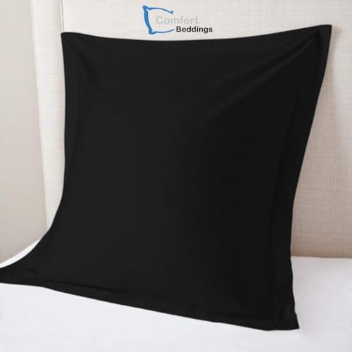 Comfort Beddings Premium Quality Pillowcases 100% Cotton Blend Square Pillow Cases Pack Of 2 - Image 3