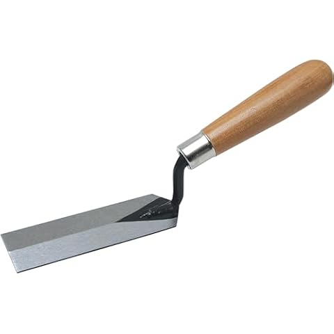 Marshalltown Masonry Margin Trowel, 5 Inches by 2 Inches, Carbon Steel Blade, Wood Handle, 97 Cover