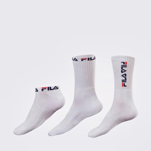 Tripack Mix, FILA, Unisex, Branco, 39-43