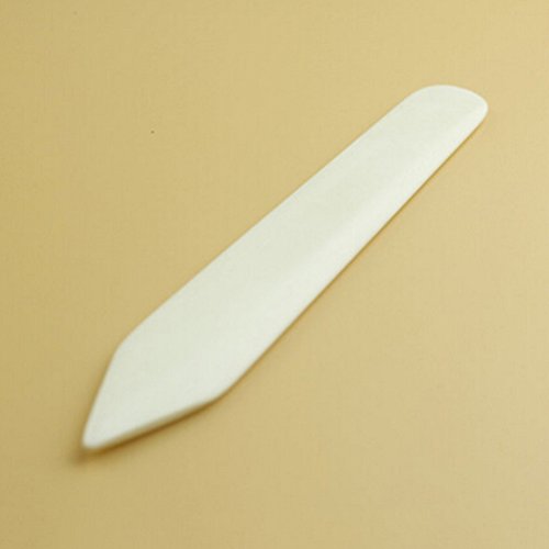 Bone Folder Creaser Scoring Folding Creasing Paper Leather DIY Craft Tool,White (3 Pcs)