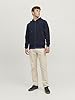 JACK & JONES Mens Jjebradley Zip Hood Noos Sweatshirt, Navy, M UK #4