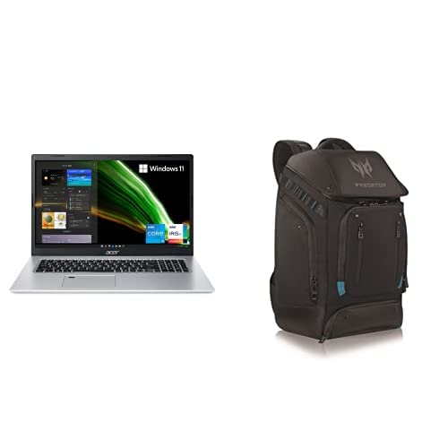 Acer Aspire 5 A517-52-58Ul-Laptop | 17.3" Full Hd Ips-Display | 11Th Gen Intel Core I5-1135G7 | Iris Xe Graphics | 8Gb Ddr4 | 512Gb Ssd | Wifi 6 | Windows 11-With Predator Utility Gaming 17"-Backpack #TOP18