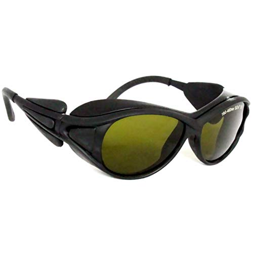 Lunettes de sécurité 190-460 nm 450 nm OD4+ Large spectre d'absorption continue Lunettes de protection laser avec boîte