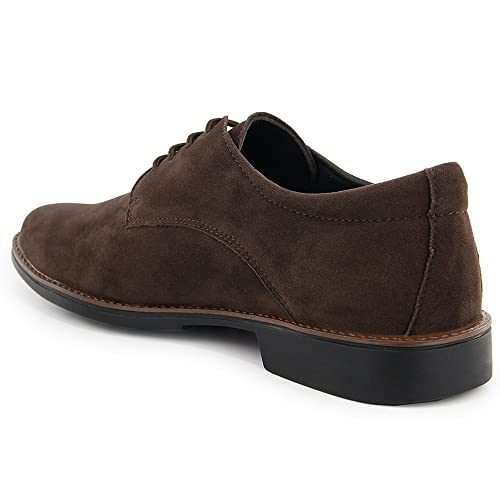 Sapato Casual Social Masculino Oxford Camurça Cafe - Br2 Tamanho:39