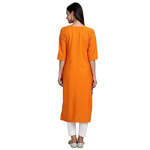Image of Women's Crepe Straight Kurta