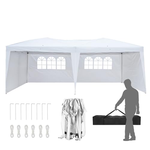 Outvita 10x20ft Ez Pop Up Canopy, Portable Instant Canopy...