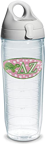 Tervis Greek Delta Zeta Sorority Water Bottle With Lid, 24 Oz, Clear - #TOP15