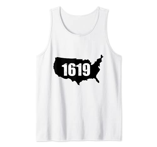 Proyecto 1619 Establecido Mapa Americano Vintage Negro Historia Camiseta sin Mangas