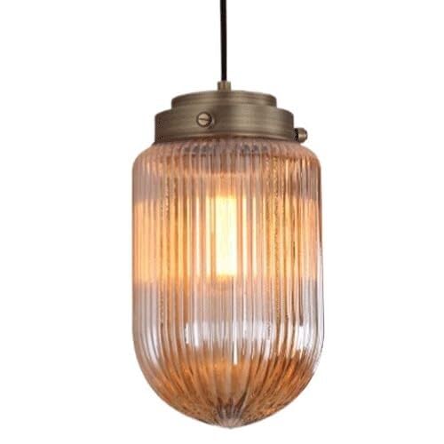 Lampe suspendue E27 lustre verre luminaire salon chevet