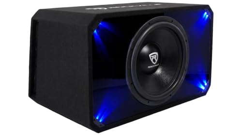 Image of Rockville SV15K6D1 15 inch Car Audio Subwoofer Plexi Enclosure Box, 1-Ohm