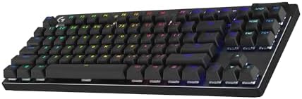 Logitech G PRO X TKL Lightspeed Wireless Gaming Keyboard, Ultra-P...