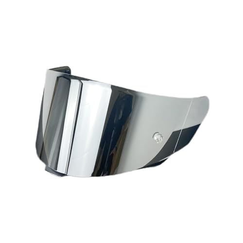 AMENGJ Visiere Casque Moto Écran Solaire for visière de Casque de Moto(Silver)