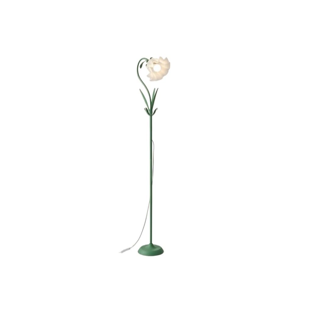 EINES Floor Lamp Tall Lamp Flower Floor Lamp Living Room Sofa Next to Vertical Lamp Minimalist Bedroom Bedside Lamp Decorative Table Lamp Vertical Industrial Lights(A)