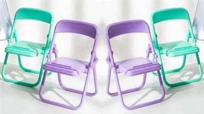 DOWNLOAD Chair Mobile Stand, Phone Holder for iPhone, Android, Samsung, OnePlus, Portable,Foldable Cell Phone Stand.Perfect for Bed,Office, Home Gift and Desktop(Multicolor)(Pack of 4).