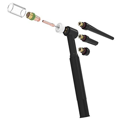 Yeswelder 49Pcs Tig Welding Torch Stubby Gas Lens #10 Pyrex Glass Cup Kit For Wp-17/18/26 #TOP3