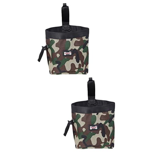 iplusmile 2 Pçs Saco De Petiscos Para Cães Fanny Pack Bolsa De Treinamento Para Cachorros De Brinque