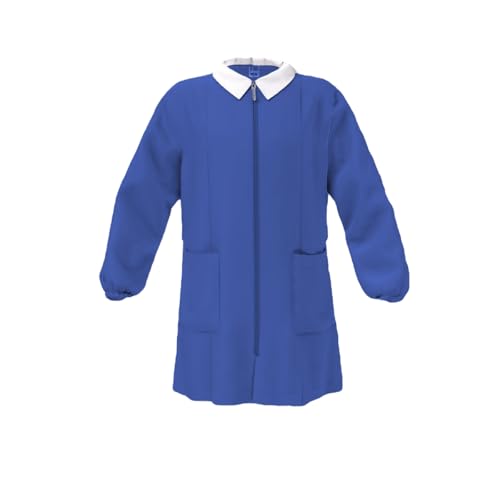 siggi Grembiule Scuola Maschio Colore Bluette con Lampo (12A-152CM)