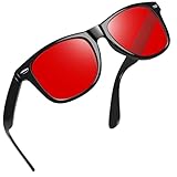 Diseñadas para aliviar la fatiga visual y el dolor de cabeza: Si sufres de ojos secos, cefaleas o insomnio por el uso prolongado de pantallas, estas gafas son tu solución ideal. Las gafas luz rojo no solo filtran la luz nociva, sino que reducen la fatiga visual. Ya sea para trabajar de noche, leer o descansar durante viajes, crean un entorno visual suave y confortable