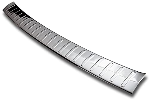 Recambo Boot Sill Protector, Stainless Steel, Chrome, Compatible with Mitsubishi Outlander III Facelift from 2015, Premium Quality - Image 2