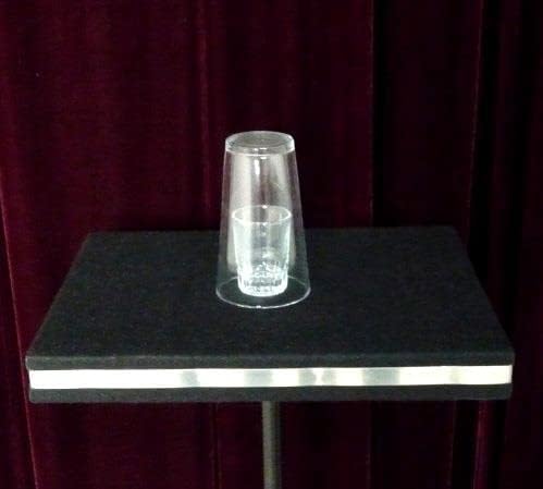 SUMAG Glass Breaking Table with Coin Into Glass Remote Control Two in One Magic Tricks Magician Stage Illusions Mentalism Gimmick Props